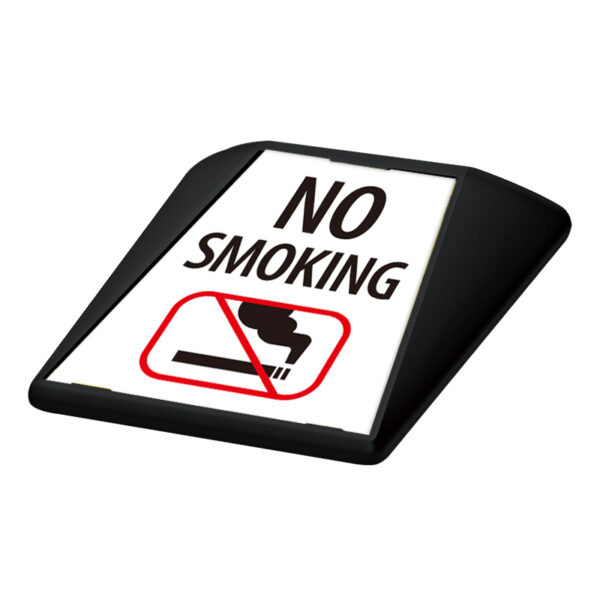 タートイズ ブラック 表示面セット G-GT-001-K_068 NOSMOKING_白